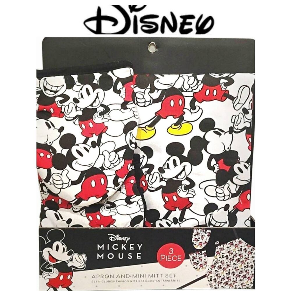 Disney Mickey Mouse Apron & Mini Mitt Set